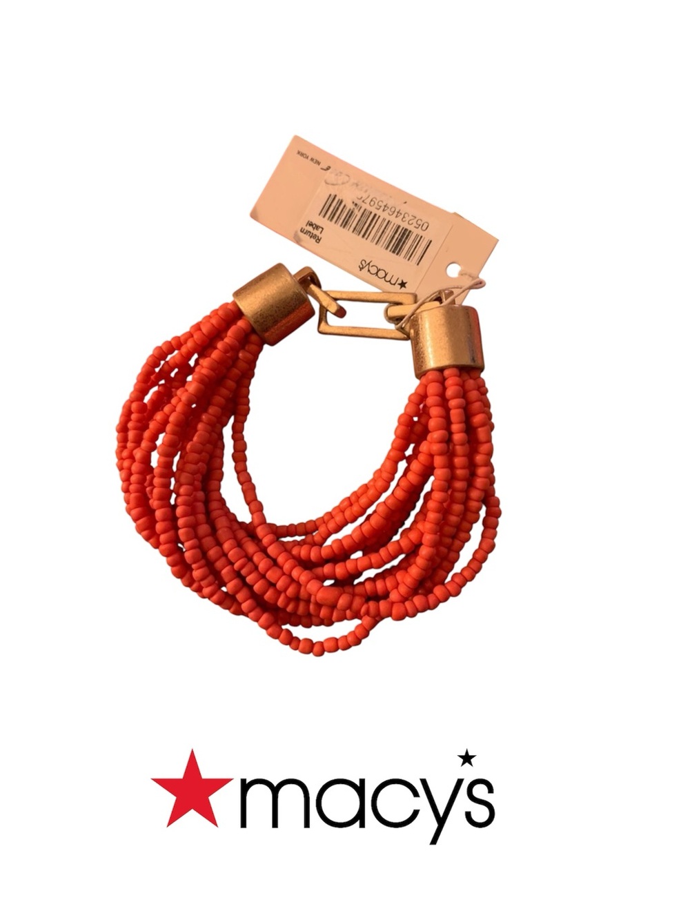 Coral bracelet from Macy’s